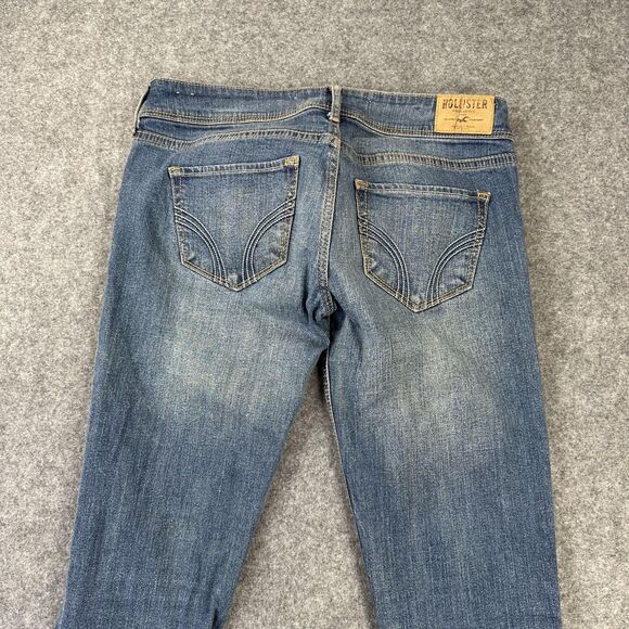 Hollister Jeans Womens 5R Blue Low Rise Skinny SoCal Stretch Denim 27x30 - Picture 9 of 10